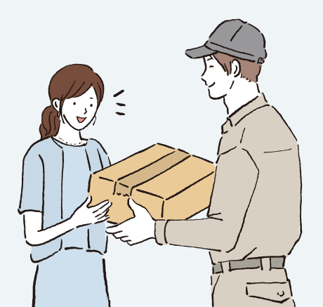 商品が売れたら配送