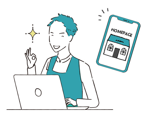 お店情報の投稿機能でホームページ代わりにも